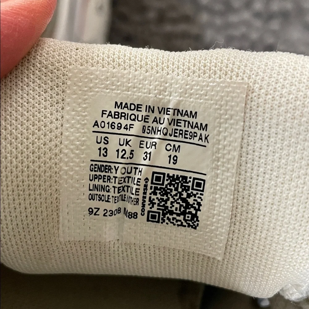 Converse Kids' Cream All Star Sneakers - Picture 5 of 6